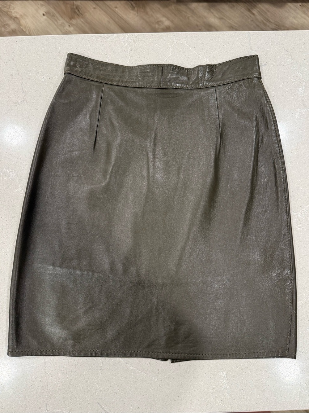 Vintage Leather Skirt